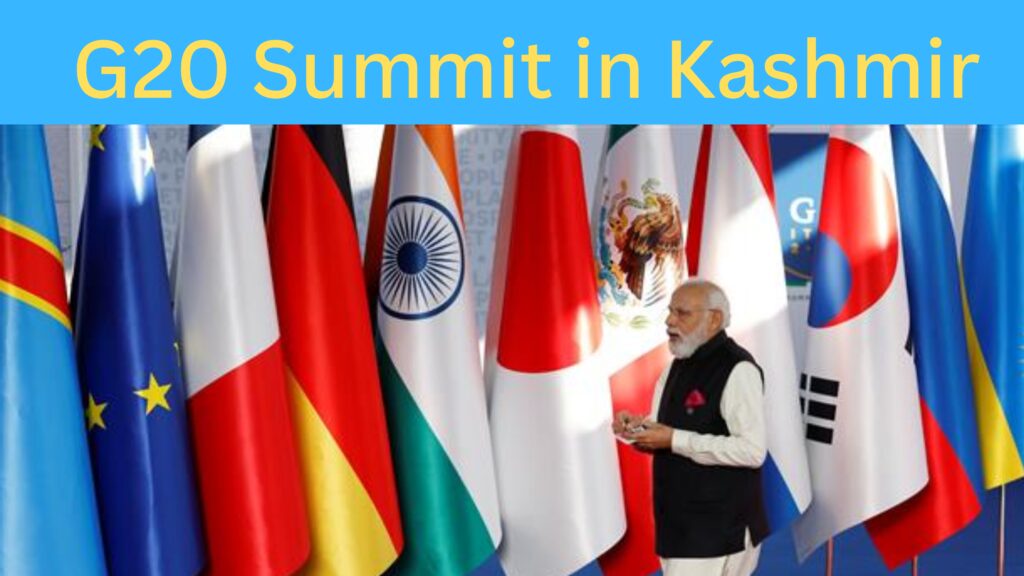 G20 summit in Kashmir.